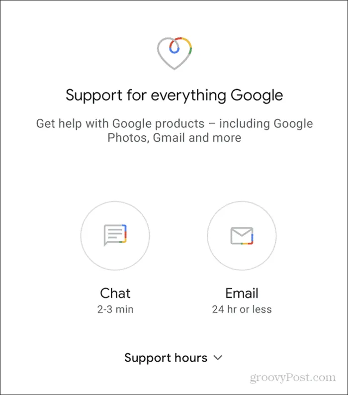 Служба поддержки клиентов Google One