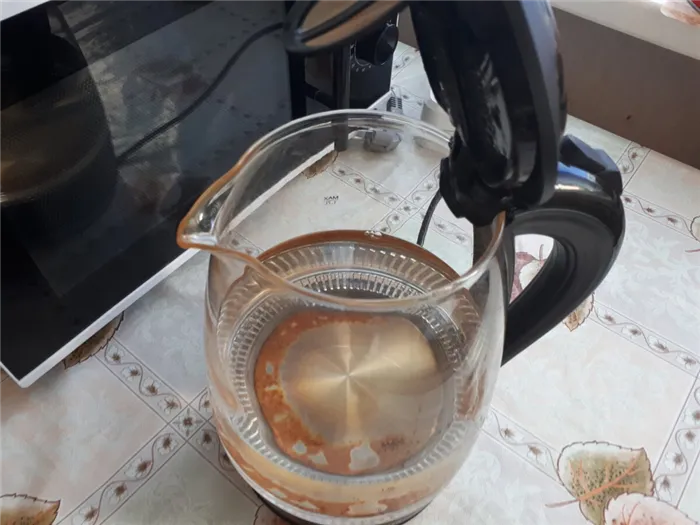 Метод удаления накипи из чайника