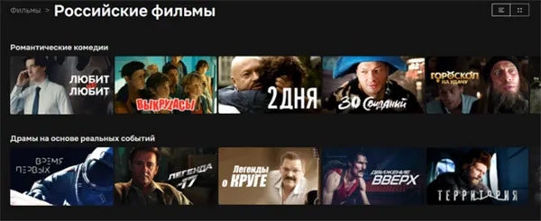 Русские фильмы Netflix