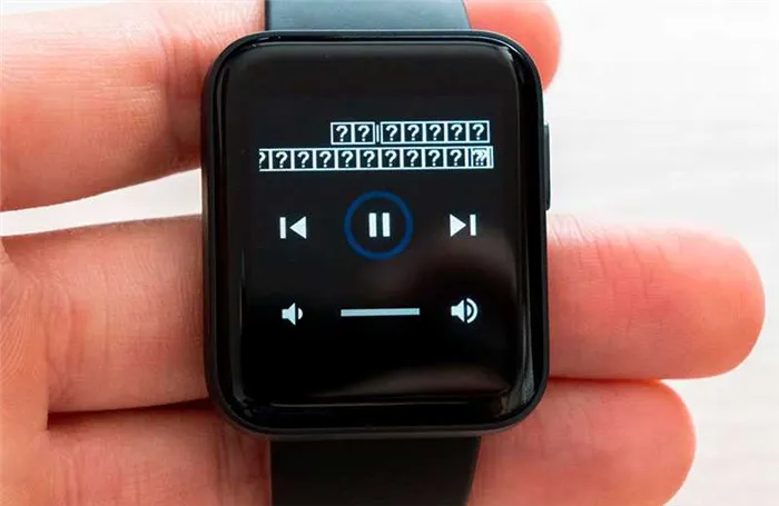 Xiaomi Mi Watch Lite музыка