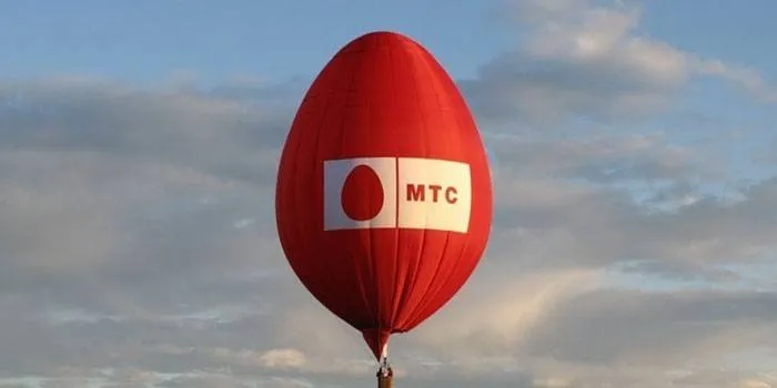 Воздушный шар с логотипом МТС