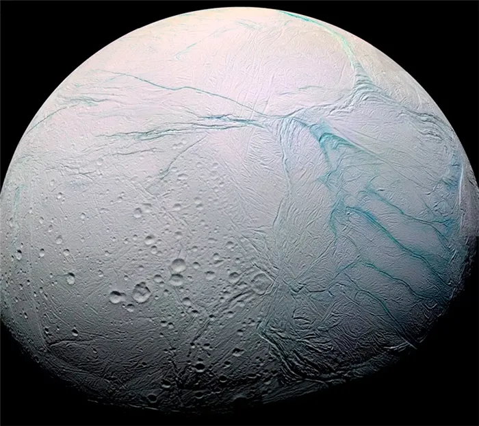 Энцелад - таинственный ледяной мир. Вполне возможно с горячим сердцем и множеством тайн ждущих нас под слоем льда