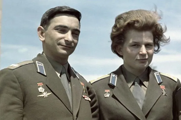 Валентина Терешкова и Валерий Быковский