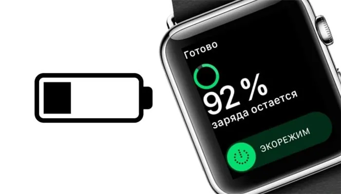 Быстро садится батарея Apple Watch