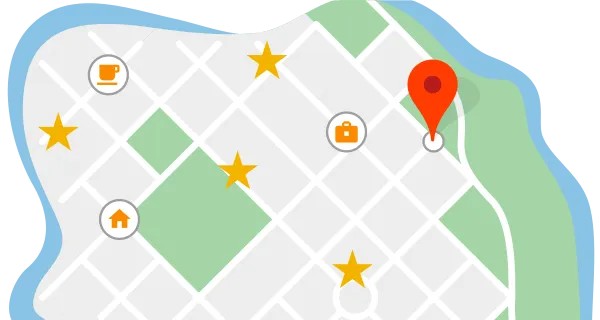 История местоположений в Google Картах