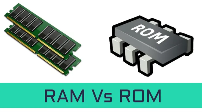 Diferencias entre memoria RAM y memoria ROM