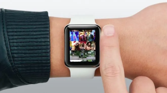 Просмотр фото на Apple Watch