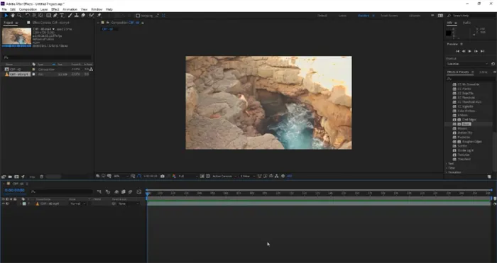 Как нарезать видео в Adobe After Effects