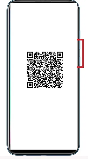 QR-код на экране смартфона