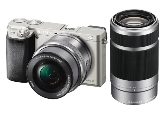 Фотоаппарат со сменной оптикой Sony Alpha ILCE-6000 Kit для начинающих