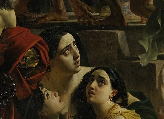 Последний день Помпеи мать с дочерьми