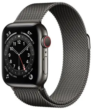 Apple Watch Series 6 GPS Cellular 40mm Stainless Steel Case with Milanese Loop: фото