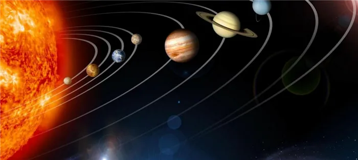 Цвета планет Солнечной системы