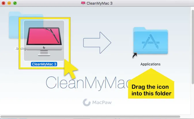 drag-cleanmymacdrag значок cleanmymac3
