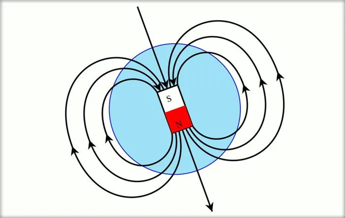 Силовые линии магнитного поля Земли