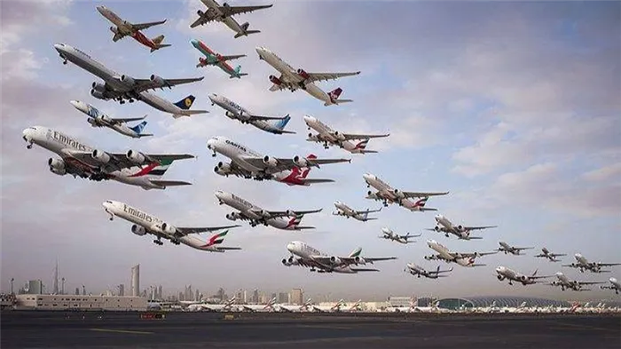 сколько самолетов летает в день в мире