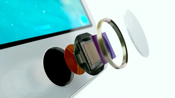 Touch ID встроен в кнопку Айфона